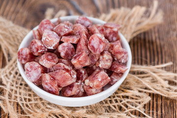 Sliced Mini-Salamis