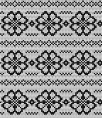 Seamless knitted pattern