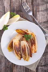 fried chicory