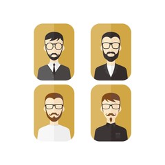 man cartoon character user picture avatar