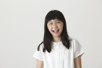 happy chinese girl