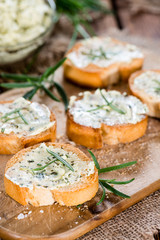 Baguette with Herb Butter and Rosemary