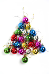 Christmas tree made of balls - Christmas time