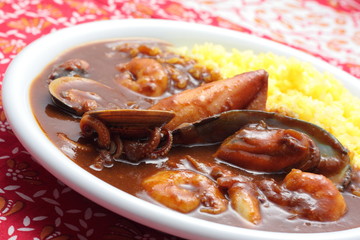 シーフードカレー