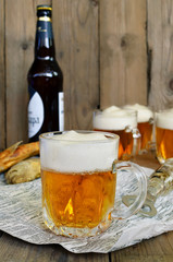 Jelly beer in the glass