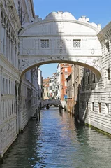 Fotobehang Brug der Zuchten beroemde brug der zuchten in Venetië in Italië