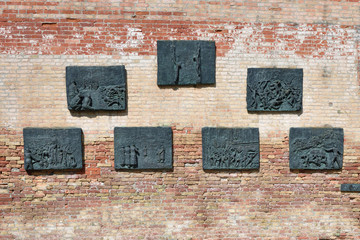 Fototapeta premium The memorial wall in Venice