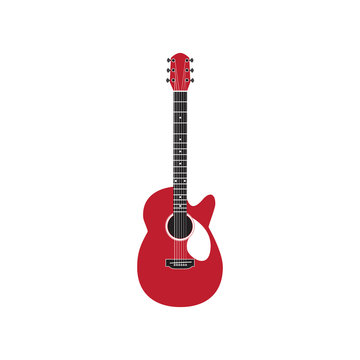 Guitar red