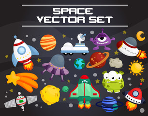 space invader vector set