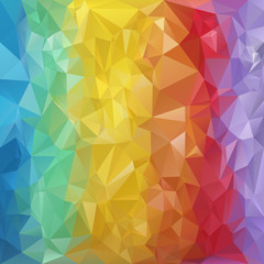 vector polygonal background  triangular design rainbow colors