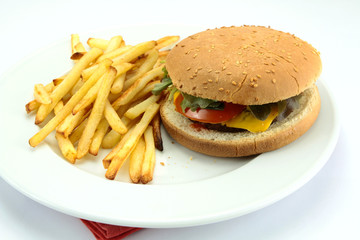 burger et frites