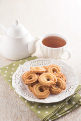 cookie and tea
