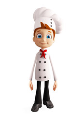 Chef character with standing pose