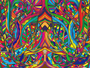 spiral decorative doodles