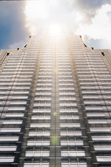 hochhaus mit gegenlicht