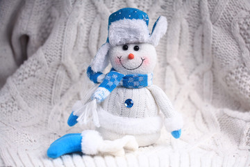 toy snowman christmas new year interior