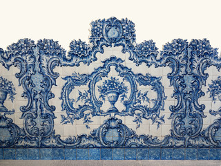 Traditionelle portugiesische Azulejos, Kachelmalerei