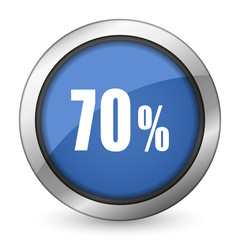 70 percent icon sale sign