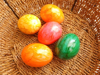 bunte ostereier