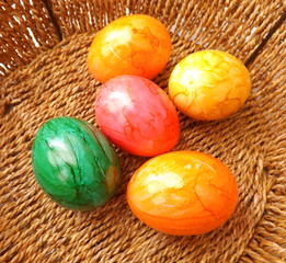 bunte ostereier