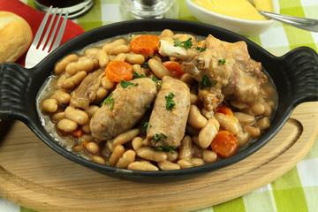 cassoulet au confit de canard