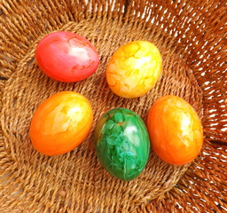 bunte ostereier