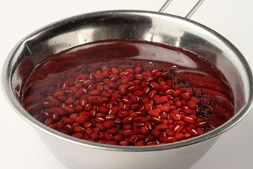小豆の浸水