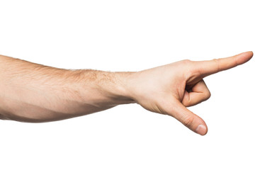 Pointing finger