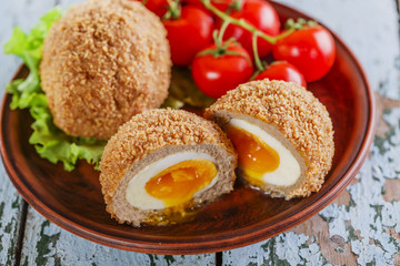 eggs on Scottish