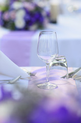 Romantic vintage White and purple roses bouquet.