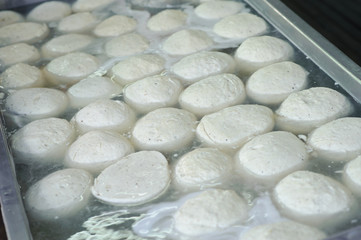 big meatball fast food in market Thailand