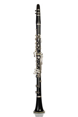 Clarinet isolated on a white background