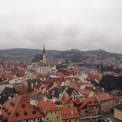 View of Cesky Krumlov, Czech Republic