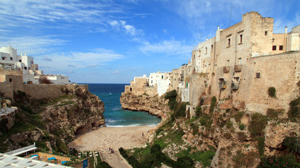 Fototapeta na wymiar Polignano a Mare