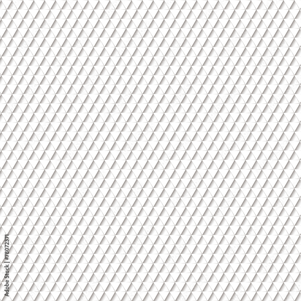 Poster white background consisting of triangles