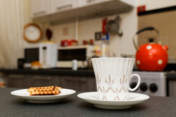 Cup of tea and cookies