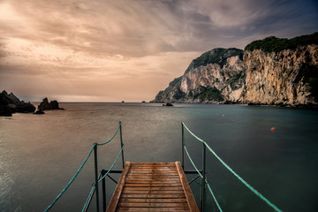 Fototapeta premium Palaiokastritsa Pier