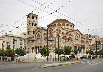 Fototapeta na wymiar Church of St. Trinity in Piraeus. Greece Piraeus. Greece