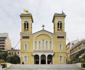 Obraz premium Church of St. Spyridon in Piraeus. Greece