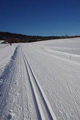 plateau nordique de la féclaz-savoie