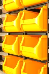 Wandregal Sichtboxen in der Industrie