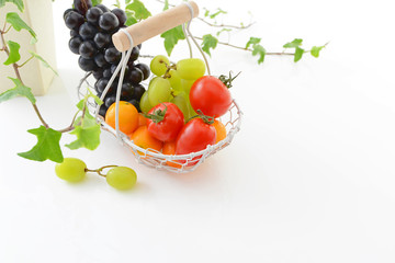 新鮮な野菜と果物