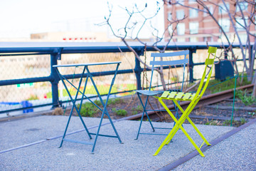 Outdoor cafe in New York