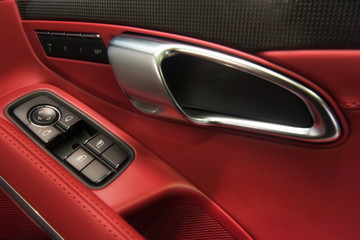Obraz premium car interior close up