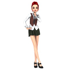 Fototapeta premium 若い女性