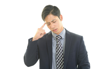 苦悩するビジネスマン