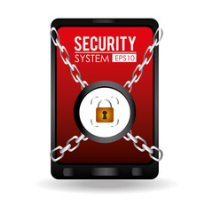 Security design, vector illustration.
