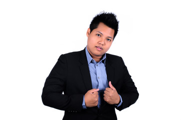 Confident businessman portrait