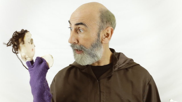 Friar puppet toys playful
