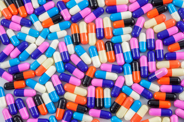 variety of pill capsules